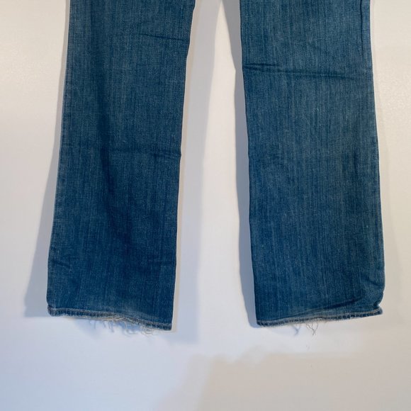 7 Seven for all Mankind Bootcut Denim Blue Jeans Women Size 26 - Picture 7 of 10
